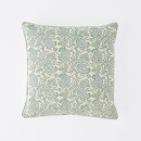 Aarvi-Wood-Block-Cushion-Green Sale
