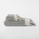 Ama-Stripe-Towel-Black Sale