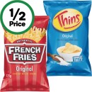 French-Fries-Original-Chips-175g-or-Thins-Potato-Chips-150-175g Sale