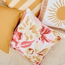 Sundays-Hibiscus-Bloom-Outdoor-Square-Cushion-by-Pillow-Talk Sale