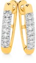 9ct-Gold-Diamond-Claw-Set-Huggie-Earrings Sale