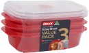 Dcor-Microsafe-Easy-Heat-Containers-900mL-3-Pack Sale