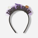Halloween-Trick-or-Treat-Headband-Black Sale