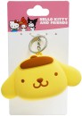 Hello-Kitty-and-Friends-License-Pompompurin-Keyring-Yellow-Brown-and-Silver-Tone Sale