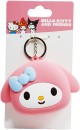 Hello-Kitty-and-Friends-License-My-Melody-Keyring-Pink-Blue-and-Silver-Tone Sale