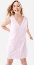 Sleeveless-V-Neck-Linen-Blend-Button-Mini-Dress Sale