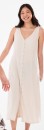 Sleeveless-Button-Front-Midi-Dress Sale