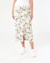 Button-Asymmetrical-Skirt Sale