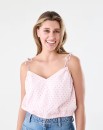 Sleeveless-Broderie-Shoulder-Tie-Top Sale