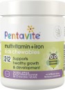 Pentavite-Multivitamin-Iron-Kids-Chewables-60-Tablets Sale
