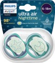 Philips-Avent-Ultra-Air-Nighttime-Soother-6-18-Months-2-Pack Sale