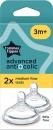 Tommee-Tippee-Advanced-Anti-Colic-Medium-Flow-Teats-3m-2-Pack Sale
