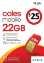 Coles-Mobile-25-Prepaid-SIM Sale