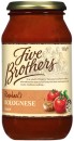Five-Brothers-Pasta-Sauce-500g-Selected-Varieties Sale