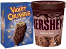 Hersheys-Reeses-or-Violet-Crumble-Ice-Cream-1-Litre-or-4-Pack-Selected-Varieties Sale