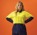 Amelia-AEROCOOL-Hi-Vis-Spliced-LS-Shirt Sale