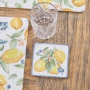 Sicily-Lemons-Cork-Coaster-Set-of-6-by-MUSE Sale