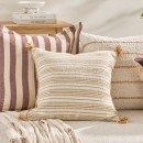 Phoenix-Stripe-Tassel-Cushion-by-MUSE Sale