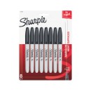 Sharpie-Fine-Point-Permanent-Marker-Black-Pk-8 Sale