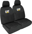 Caterpillar-Canvas-Icon-Seat-Covers-Black-Front Sale