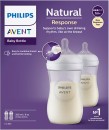 Avent-Natural-Response-Baby-Bottles-1-Month-2-x-260ml Sale