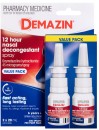 Demazin-12-Hour-Relief-Nasal-Decongestant-Spray-2-x-20ml-Value-Pack Sale