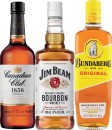 Canadian-Club-Whisky-Jim-Beam-White-Label-Bourbon-or-Bundaberg-Original-Rum-700mL Sale