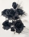 Rose-Bouquet-Black-35cm-Ea Sale