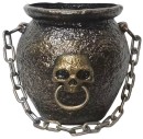 NEW-Cauldron-with-Skull-50cm-Ea Sale