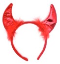 NEW-Halloween-Devil-Headband-Ea Sale