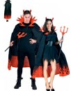 NEW-Costume-Devil-Fire-Cape-Headpiece-Set-Ea Sale
