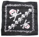 NEW-Halloween-Bandana-with-Skull-Chain-Design-Ea Sale