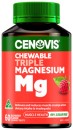 Cenovis-Chewable-Triple-Magnesium-Raspberry-Flovour-60-Tablets Sale