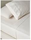 Heritage-Printed-Cotton-Sheet-Set-in-Natural-Stripe Sale