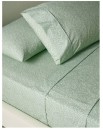 Heritage-Printed-Cotton-Sheet-Set-in-Green-Leaf Sale