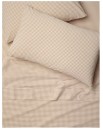 Vue-Stonewashed-Cotton-Sheet-Set-in-Soft-Caramel-Gingham Sale