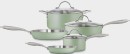 The-Cooks-Collective-Colours-Stainless-Steel-5pc-Cookware-Set Sale