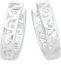 Sterling-Silver-Scroll-Huggie-Earrings Sale