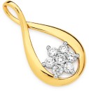 Alora-9ct-Gold-13-Carat-TW-Lab-Grown-Diamond-Flower-Pear-Pendant Sale