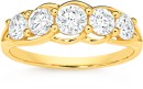 Alora-9ct-Gold-1-14-Carats-TW-Lab-Grown-Diamond-Swirl-Ring Sale