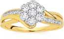 Alora-9ct-Gold-34-Carat-TW-Lab-Grown-Diamond-Flower-Cluster-Ring Sale
