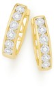 9ct-Gold-Diamond-Huggie-Earrings Sale