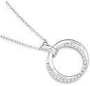 Sterling-Silver-Cubic-Zirconia-Overlap-Circles-Pendant Sale