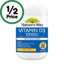 Natures-Way-D3-1000IU-Tablets-Pk-300 Sale