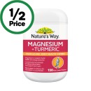 Natures-Way-Magnesium-Turmeric-Tablets-Pk-150 Sale