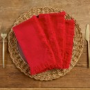 Ashra-Berry-Fringed-Napkin-Set-of-4-by-MUSE Sale