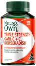 Natures-Own-Triple-Strength-Garlic-C-Horseradish-100-Tablets Sale