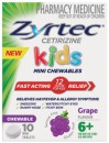 Zyrtec-Kids-Allergy-Hayfever-Relief-Grape-Flavour-10-Chewable-Tablets Sale