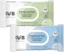 CUB-Lightly-Scented-or-Fragrance-Free-Biodegradable-Baby-Wipes-80-Pack Sale