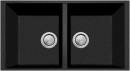 Oliveri-Santorini-Black-Piccolo-Double-Bowl-Undermount-Sink Sale